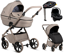 Детская коляска Tutis Uno 6 Plus Essential collection 4 в 1 с автокреслом Elo Lux EduSky Black и базой 1602172 Taupe