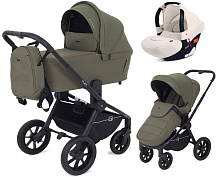 Детская коляска Rant Flex 3 в 1 RA076 с автокреслом Cruise Beige Green