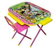 Набор детской мебели Дэми Всезнайка №3 Всезнайка Чиполлино розовый