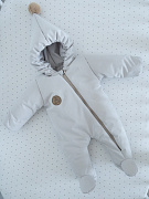 Комбинезон демисезонный Lappetti Classic КД034 ЧЗ КД034/5 серый 62