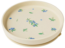 Силиконовая тарелка edda на присоске SSP0 SSP06-01001 Черника