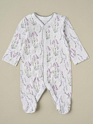 Комбинезон на кнопках Little Star Лаванда 30032 (ЧЗ-мз) белый 56