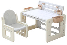 Развивающий детский стол-трансформер UNIX Kids универсальный 4 в 1 Camel