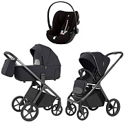 Коляска Carrello Vector 2025 CRL-6551 и автокресло Cybex Cloud G i-Size Moon Black Plus 3 в 1 Shadow Black