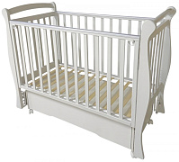 Детская кроватка Кедр Даниэла 1 (маятник универсальный,колесо) лунная ночь