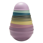 Пирамидка для малышей Bibs Wobbly Tower 4100101 Bright Rainbow