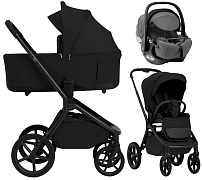 Коляска 3 в 1 Sweet Baby SBL Orso New + автокресло Premier Grey New Black