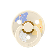 Пустышка латексная Bibs Studio Colour - Morning Bloom, 0+ 10013216 Ivory