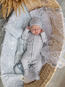 Комбинезон НаследникЪ Выжанова Серо-голубой 02004-11004 ЧЗ 56