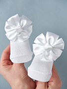 Носочки трикотажные с принтом Little Star Альба, белый, 8 см