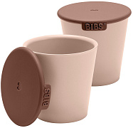 Набор стаканов Bibs с крышкой Cup Set, 2 шт. 4310244 Blush