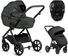 Детская коляска Tutis Uno 6 Plus Essential collection 3 в 1 с автокреслом Beno Black 1602144 Pistaccio