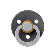 Пустышка латексная BIBS Studio Colour - Fusion, 0+ мес. 10028221 Iron/Cloud