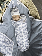 Пеленка-кокон с шапочкой НаследникЪ Выжанова Мото 01060-02022 ЧЗ 56