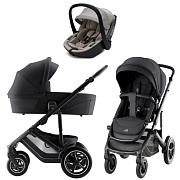Коляска 3 в 1 Britax Roemer Smile 5Z Style и автокресло Osann Cuddle Wheat Carbon Black