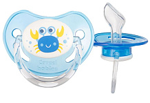 Пустышка силиконовая Canpol babies Love&sea ортодонтическая 0-6 мес 22/506 22/506_blu голубой