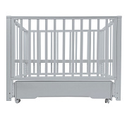 Детская кроватка Sweet Baby Vittoria с маятником и ящиком 427588 серая