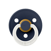 Пустышка латексная Bibs Colour Glow ночная, 0+ 100331 Deep Space