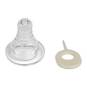 Сменная соска Pituso для бутылочки стандартное горло L быстрый поток