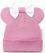 Чепчик (шапочка) AmaroBaby Nature essence mini ЧЗ розовый 40