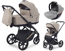 Детская коляска Rant Garda 3 в 1 с автокреслом Cruise Grey Cacao