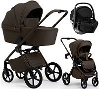 Коляска 3 в 1 Sweet Baby SBL Elegante Pro + автокресло Premier Black Dark Beige