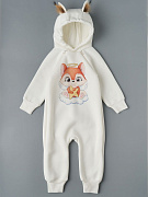 Детский комбинезон Little Star термобелье 82513 лисенок-ангел, крем 74