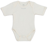 Боди Rant Hugs and Kisses с коротким рукавом Vanilla Beige 62