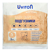 Детский подгузник Uviton S 2-6 кг 1 шт 0303/01-01