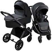 Детская коляска AmaroBaby Genius 2 в 1 серый
