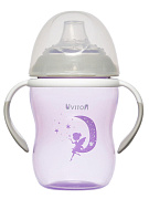 Поильник-непроливайка Uviton Soft с силиконовым носиком 270 мл 0146 лиловый (фея)