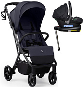Прогулочная коляска Sweet Baby Aura Plus Basic SBL + автокресло Elegante Plus с базой i-Size ISOFIX DK780 Grey