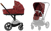 Коляска 2 в 1 Cybex Priam IV Chrome Brown Rockstar