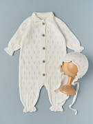 Комбинезон и чепчик Little Star 80375 (ЧЗ-мз) крем 56
