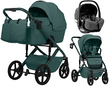 Коляска 3 в 1 Sweet Baby SBL Dolce + автокресло Premier Grey Emerald