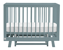 Кроватка детская с маятником Lilla Aria серый