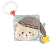 Мягкая игрушка-книжка с подвесом Fehn Мишка Бруно
