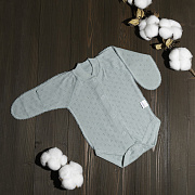 Боди Vikalex Ажур полынь длинный рукав 50