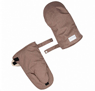 Муфты-варежки НаследникЪ Выжанова на коляску Р2 ЧЗ бежевый меланж