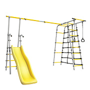 Дачный комплекс Romana Богатырь Плюс 2  - без качелей 103.12.06 серый/желтый