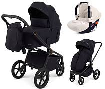 Детская коляска Rant Flex Therm Soft 3 в 1 с автокреслом Cruise Beige Gold Black
