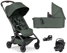 Коляска 2 в 1 Joolz Aer 2 и автокресло Baby-Safe Core Midnight Grey и база Vario Base 5Z Forest green