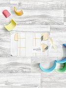 Набор платочков-слюнявчиков Mjolk Лимоны 20х20 см