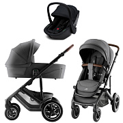 Коляска 3 в 1 Britax Roemer Smile 5Z Style и автокресло Osann Cuddle Carbon Mineral Grey