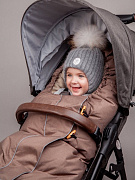 Детский конверт НаследникЪ Выжанова в коляску с системой роста МНВ15001 ЧЗ бежевый меланж
