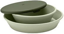 Набор тарелок Bibs с крышкой Dinner Set, 2 шт. 4320250 Sage