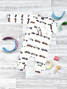 Комбинезон Mjolk Sleep and Play Retro Cars 62