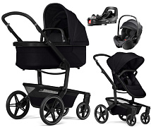 Детская коляска 4 в 1 Joolz Day 5 и автокресло Britax Roemer Baby-Safe Pro Classic Deep Black и база Vario Base 5Z Space Black
