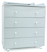 Детский пеленальный комод Tutis Cloud VD33-0412103 серый