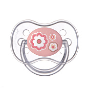 Пустышка Canpol babies симметричная силиконовая 6-18 мес, 22/581 розовый